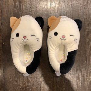 Cat Squishmallows slippers.